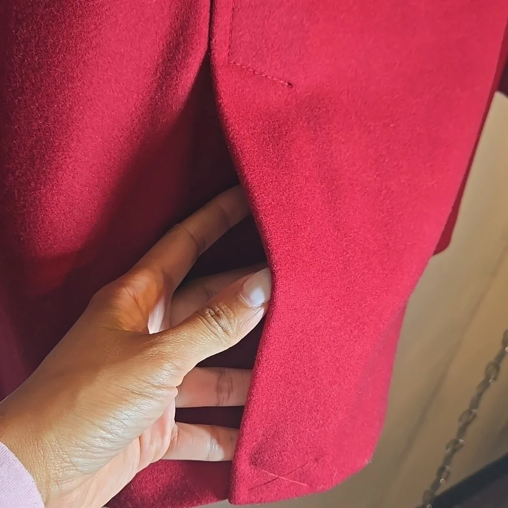 J. Crew Wool Doulbe Breasted Quilted Thinsulated Lined Button Cuff Peacoat NWOT - Picture 9 of 15